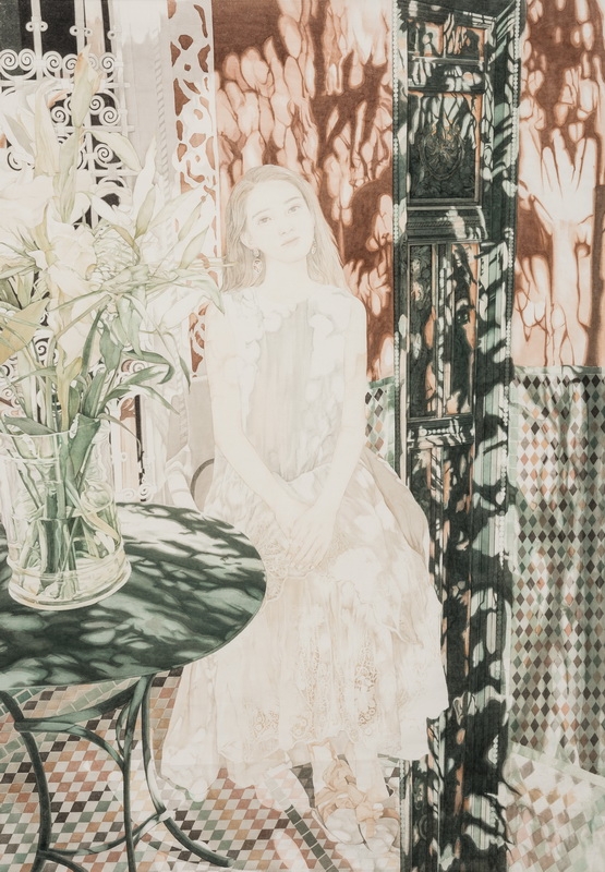 翁赟烨 《寻常午后》 176×210cm 中国画.jpg