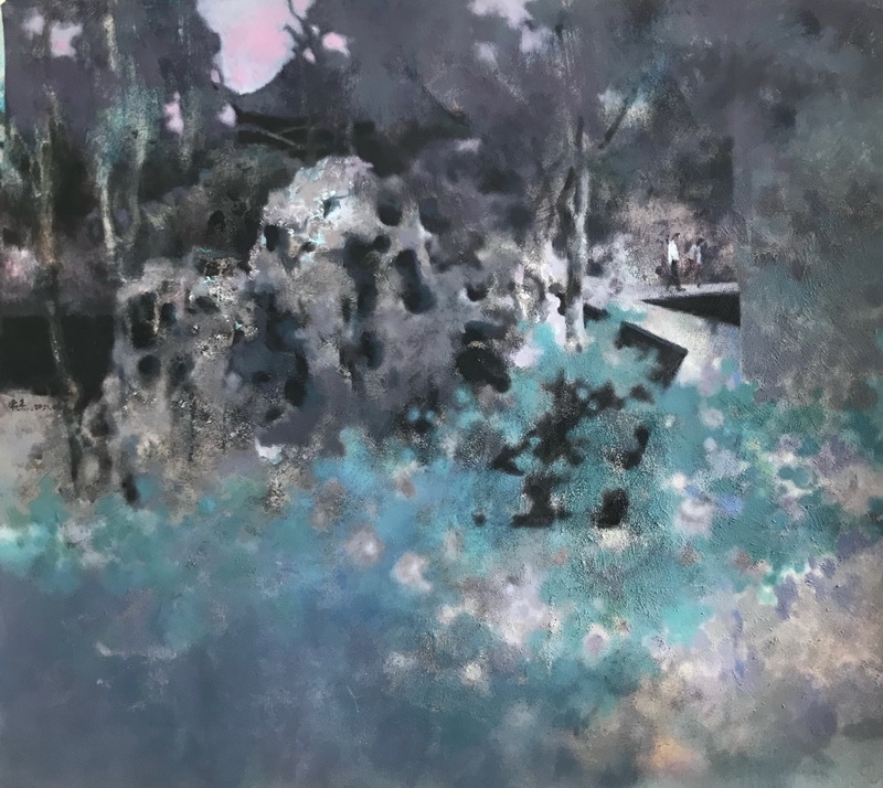 陈伟杰 《画中游》 90×100cm 水彩画.jpg