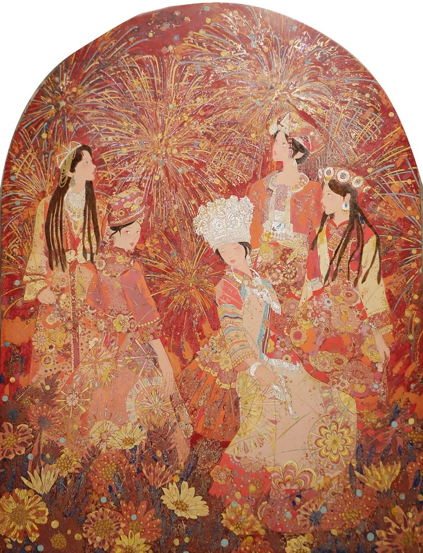 江佳佳 《庆丰年》 198×120cm.JPG