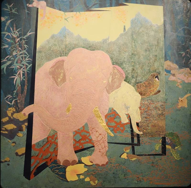 陈美灵 《共生·现象》 180×180cm.JPG