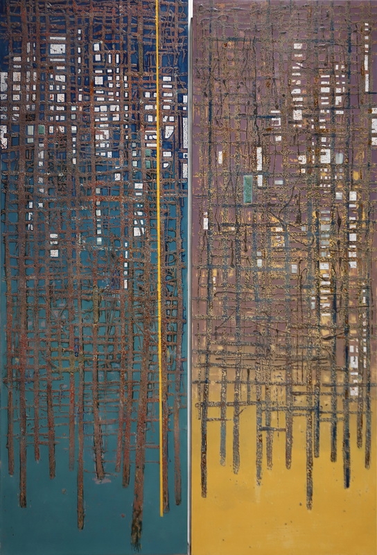 张培阳 马千翙 《一晦一明》 180×120cm.JPG