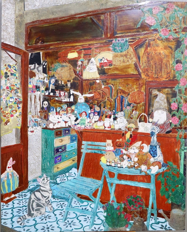 黄亚楠《童趣藏馆》15325191080 1m-0.8m 大漆.jpg